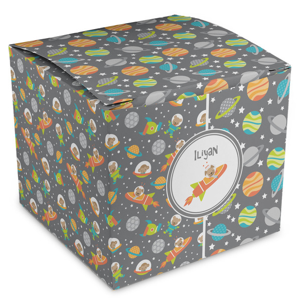 Custom Space Explorer Cube Favor Gift Boxes (Personalized)