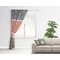 Space Explorer Curtain With Window and Rod - in Room Matching Pillow