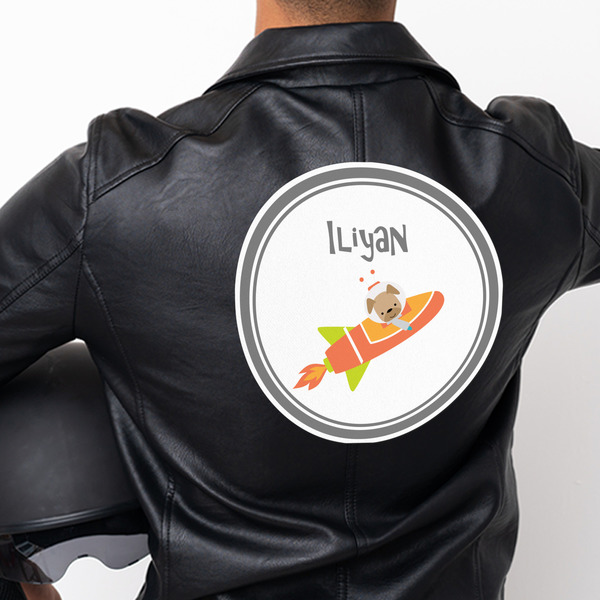 Space Explorer Custom Shape Iron On Patches - XXXL - APPROVAL