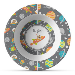 Space Explorer Plastic Bowl - Microwave Safe - Composite Polymer (Personalized)