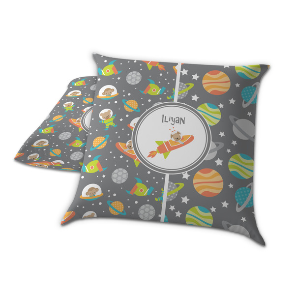 Space Explorer Decorative Pillow Case - TWO