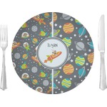 Space Explorer 10" Glass Lunch / Dinner Plates - Single or Set (Personalized)