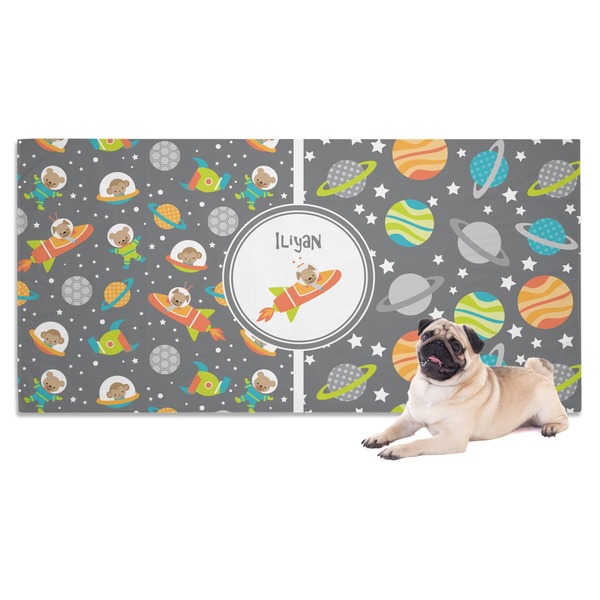 Custom Space Explorer Dog Towel (Personalized)