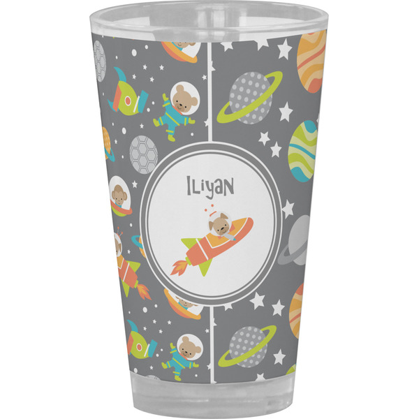Custom Space Explorer Pint Glass - Full Color (Personalized)
