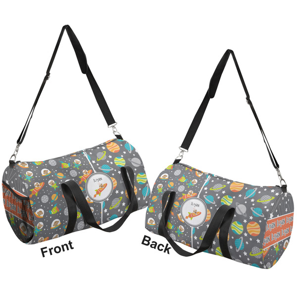 Space Explorer Duffle bag large front and back sides