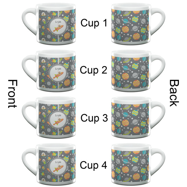 Space Explorer Espresso Cup - 6oz (Double Shot Set of 4) APPROVAL