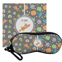 Space Explorer Eyeglass Case & Cloth (Personalized)