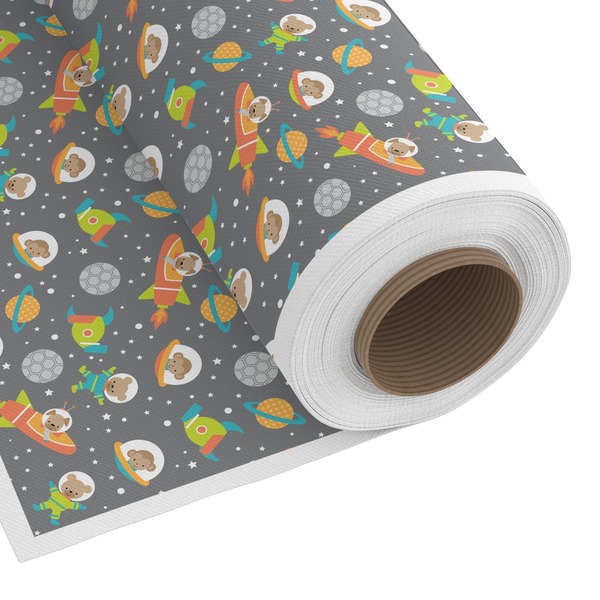 Custom Space Explorer Fabric by the Yard - Spun Polyester Poplin