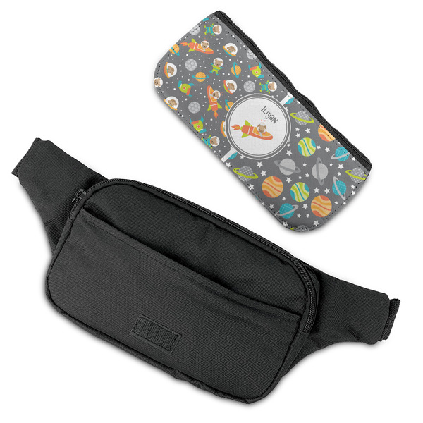 Space Explorer Fanny Packs - FLAT (flap off)