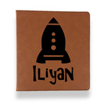 Space Explorer Leather Binder - 1" - Rawhide (Personalized)