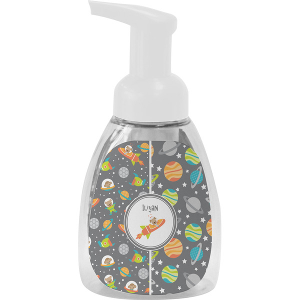 Custom Space Explorer Foam Soap Bottle - White (Personalized)