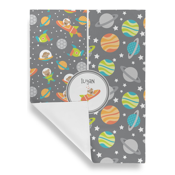 Space Explorer Garden Flags - Large - Single Sided - FRONT FOLDED