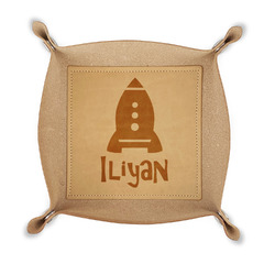 Space Explorer Genuine Leather Dice Tray (Personalized)