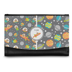 Space Explorer Genuine Leather Women's Wallet - Small (Personalized)