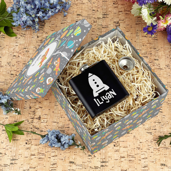 Space Explorer Gift Boxes with Lid - Canvas Wrapped - Large - In Context