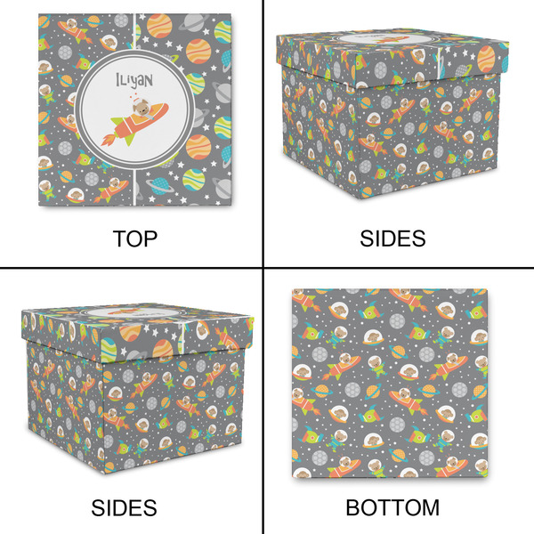 Space Explorer Gift Boxes with Lid - Canvas Wrapped - XX-Large - Approval