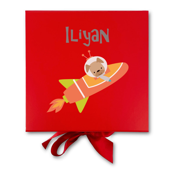 Space Explorer Gift Boxes with Magnetic Lid - Red - Approval