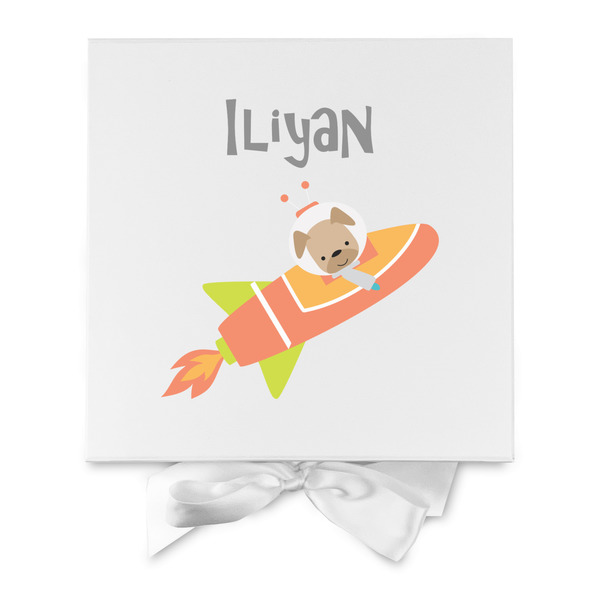 Space Explorer Gift Boxes with Magnetic Lid - White - Approval