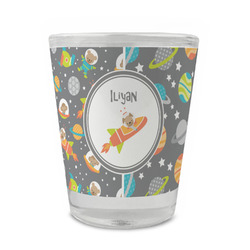 Space Explorer Glass Shot Glass - 1.5 oz - Single (Personalized)