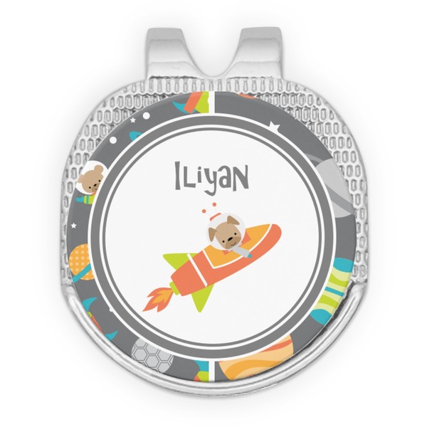 Space Explorer Golf Ball Hat Marker Hat Clip