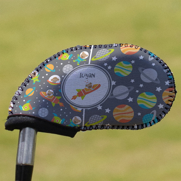 Custom Space Explorer Golf Club Iron Cover (Personalized)