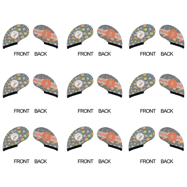 Space Explorer Golf Club Covers - APPROVAL (set of 9)