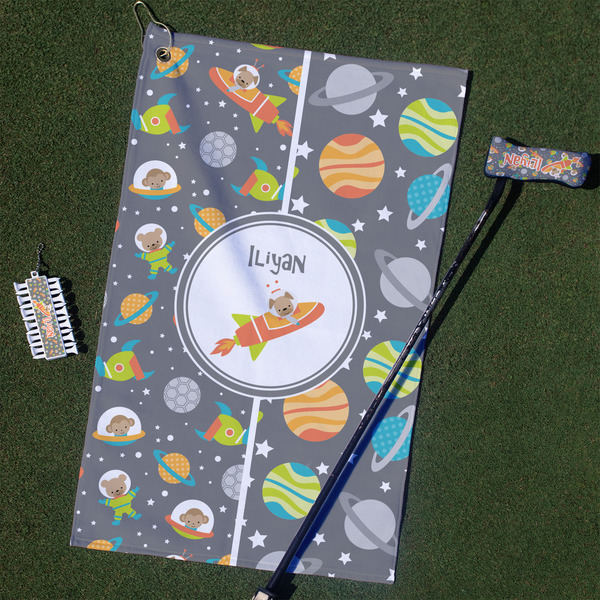 Custom Space Explorer Golf Towel Gift Set (Personalized)