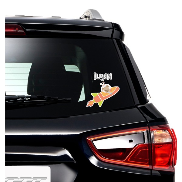 Space Explorer Graphic Car Decal (On Car Window)