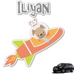 Space Explorer Graphic Car Decal (Personalized)