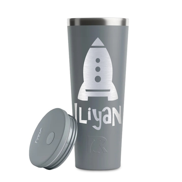 Space Explorer Grey RTIC Everyday Tumbler - 28 oz. - Lid Off