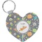 Space Explorer Heart Keychain (Personalized)