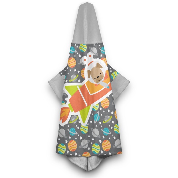 Space Explorer Hooded Towel - Hanging