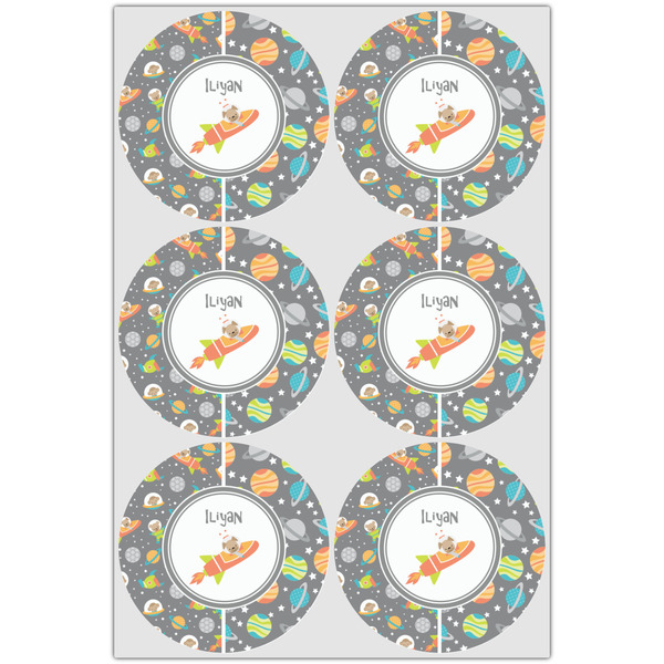 Space Explorer Icing Circle - Large - Set of 6
