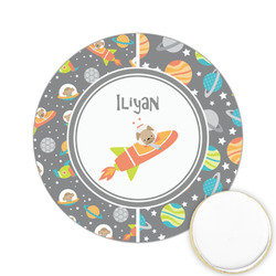 Space Explorer Printed Cookie Topper - 2.15" (Personalized)