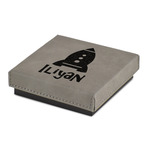 Space Explorer Jewelry Gift Box - Engraved Leather Lid (Personalized)