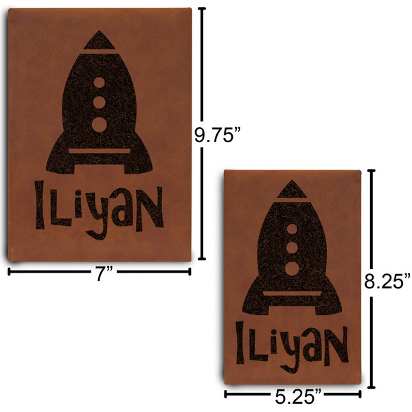 Space Explorer Journal Size Comparisons w/ Dimensions