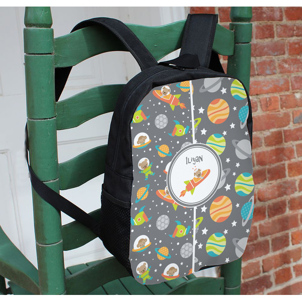 Space Explorer Kids Backpack - In Context