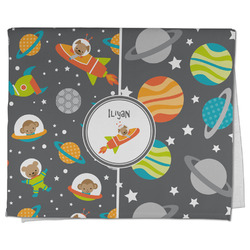 Space Explorer Kitchen Towel - Poly Cotton w/ Name or Text