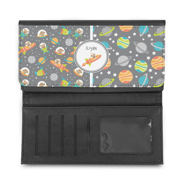 Space Explorer Ladies Wallet - Half Way Open