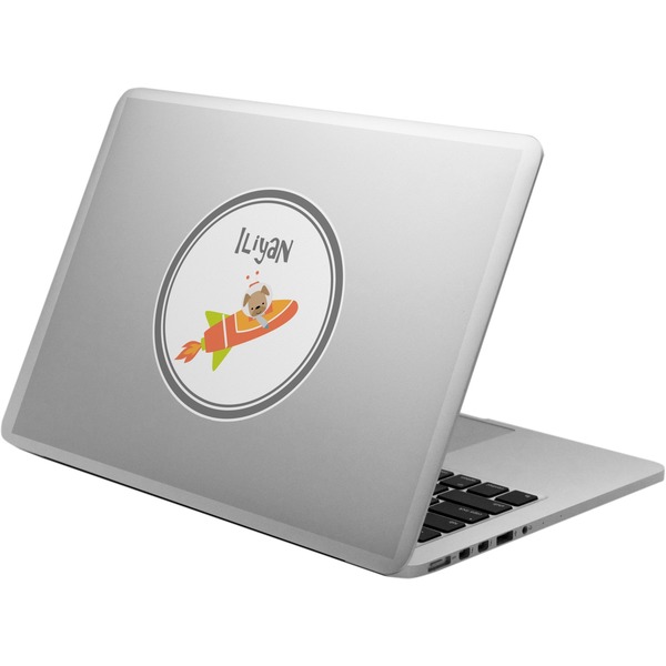 Custom Space Explorer Laptop Decal (Personalized)