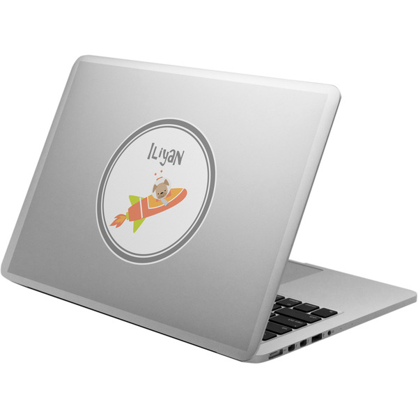 Custom Space Explorer Laptop Decal (Personalized)