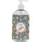 Space Explorer Plastic Soap / Lotion Dispenser (16 oz - Large - White) (Personalized)