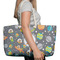 Space Explorer Large Rope Tote Bag - In Context View