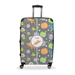 Space Explorer Suitcase - 28" Large - Checked w/ Name or Text