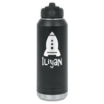 Space Explorer Water Bottle - Laser Engraved - Front (Personalized)