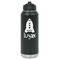 Space Explorer Laser Engraved Water Bottles - Front View