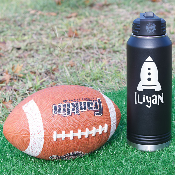 Space Explorer Laser Engraved Water Bottles - In Context