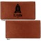 Space Explorer Leather Checkbook Holder Front and Back Single Sided - Apvl