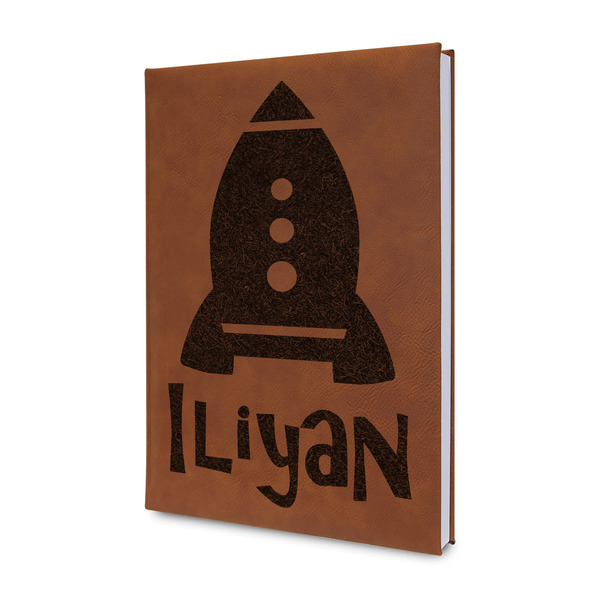 Custom Space Explorer Leather Sketchbook - Small - Single Sided (Personalized)