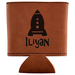 Space Explorer Leatherette Can Sleeve (Personalized)
